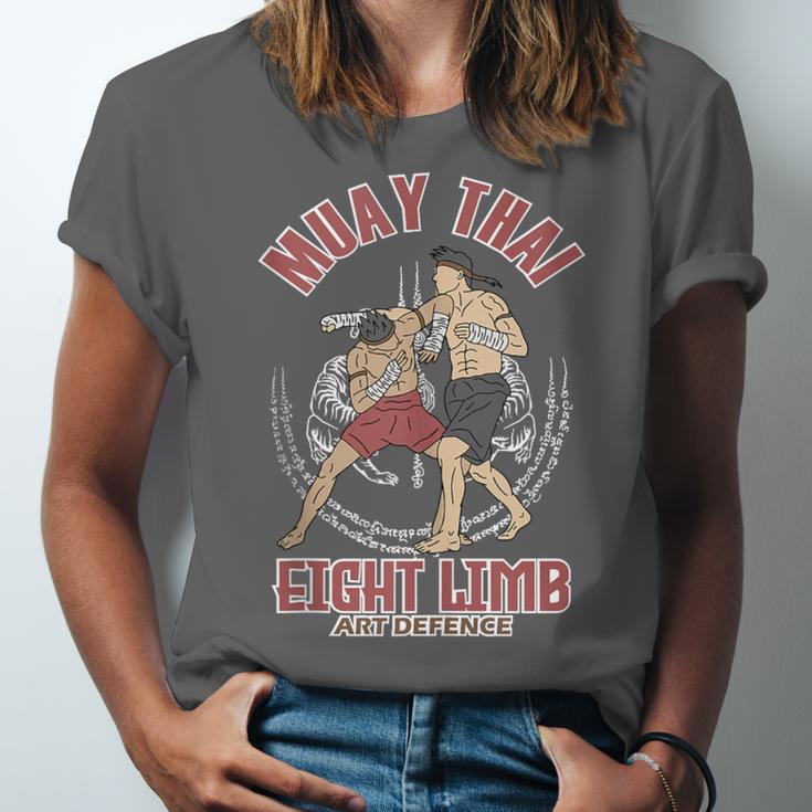 Muay Thai Eight Limb Art Defence Unisex Jersey T-Shirt Muay Thai Eight Limb Art Defence Unisex Jersey T-Shirt