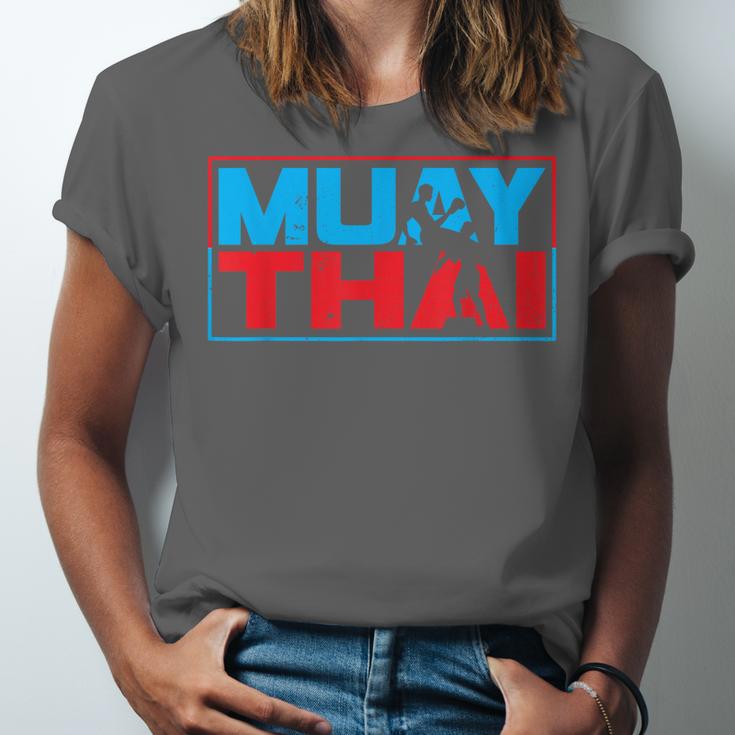 Muay Thai Fighter Boxing Martial Arts Hobby Unisex Jersey T-Shirt