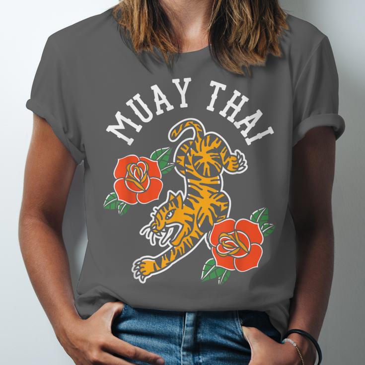 Muay Thai Fighter Hobby Martial Arts Boxing Unisex Jersey T-Shirt