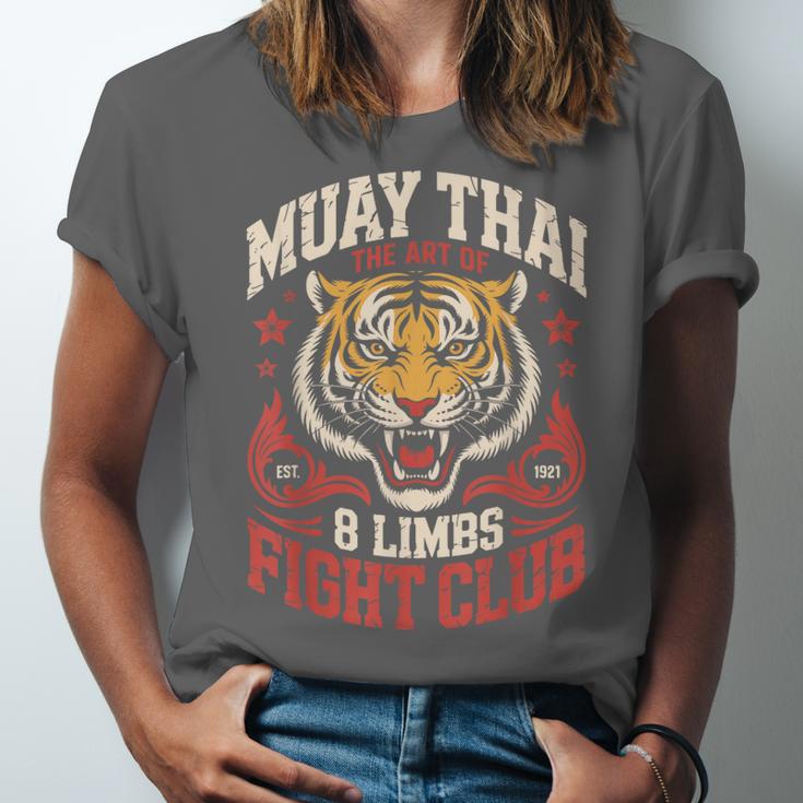 Muay Thai Fighter Tiger 8 Limbs Thai Boxing Unisex Jersey T-Shirt Muay Thai Fighter Tiger 8 Limbs Thai Boxing Unisex Jersey T-Shirt