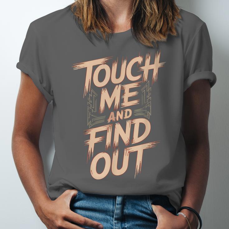 Muay Thai Fighter Touch Find Out Humor Warning Unisex Jersey T-Shirt