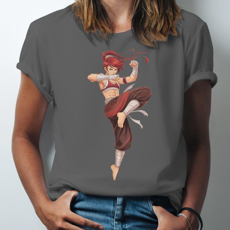Muay Thai Girl Anime Japan Thaiboxer Kickboxing Muay Thai Unisex Jersey T-Shirt Muay Thai Girl Anime Japan Thaiboxer Kickboxing Muay Thai Unisex Jersey T-Shirt