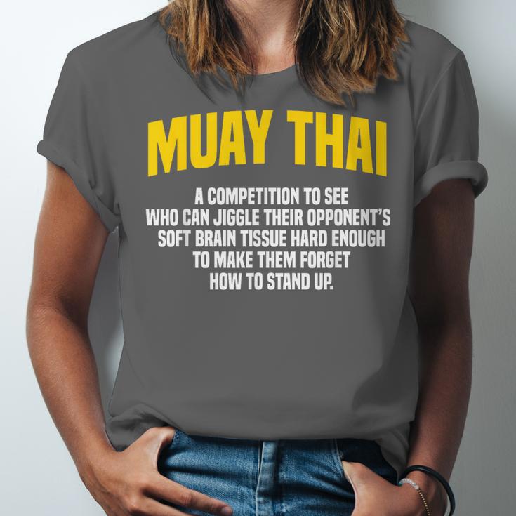Muay Thai Martial Arts Combat Sports Unisex Jersey T-Shirt