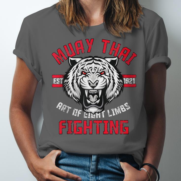 Muay Thai Muay Thai Limbs Muay Thai Boxing Art 8 Limbs Mma Unisex Jersey T-Shirt
