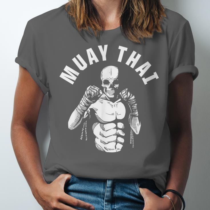 Muay Thai Skeleton Fighter MMA Club Coach Martial Arts Fight Unisex Jersey T-Shirt Muay Thai Skeleton Fighter MMA Club Coach Martial Arts Fight Unisex Jersey T-Shirt