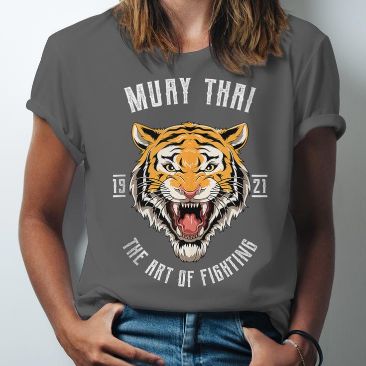 Muay Thai Tiger Thai Boxing Unisex Jersey T-Shirt Muay Thai Tiger Thai Boxing Unisex Jersey T-Shirt