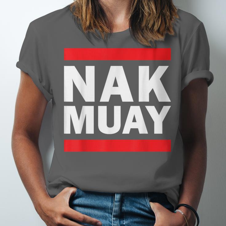 Nak Muay Thai Kickboxing MMA Unisex Jersey T-Shirt