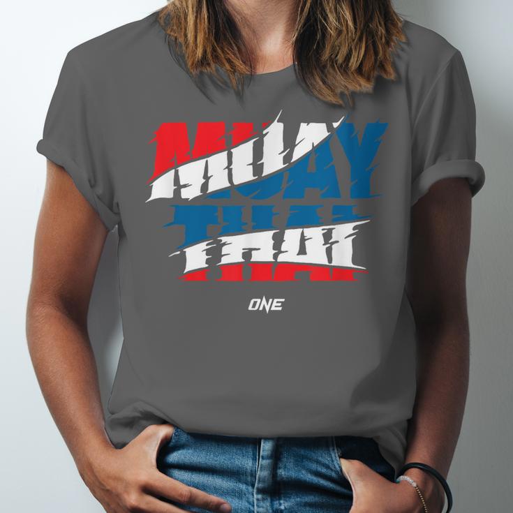 Official ONE Muay Thai Flag Unisex Jersey T-Shirt Official ONE Muay Thai Flag Unisex Jersey T-Shirt