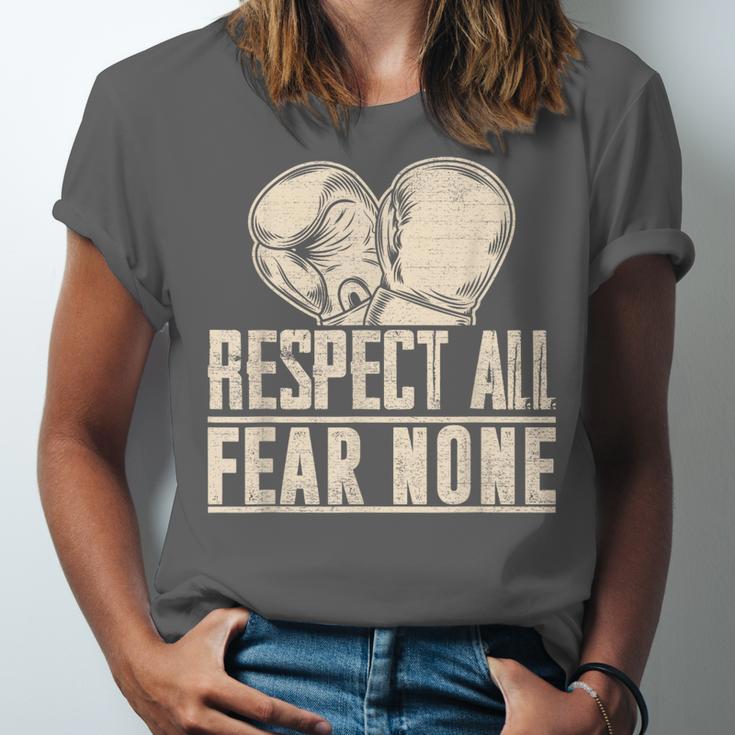Respect All Fear None Muay Thai Unisex Jersey T-Shirt Respect All Fear None Muay Thai Unisex Jersey T-Shirt