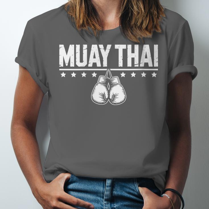 Women's Cute Muay Thai Art For Men Women Kids Muay Thai Lovers Unisex Jersey T-Shirt