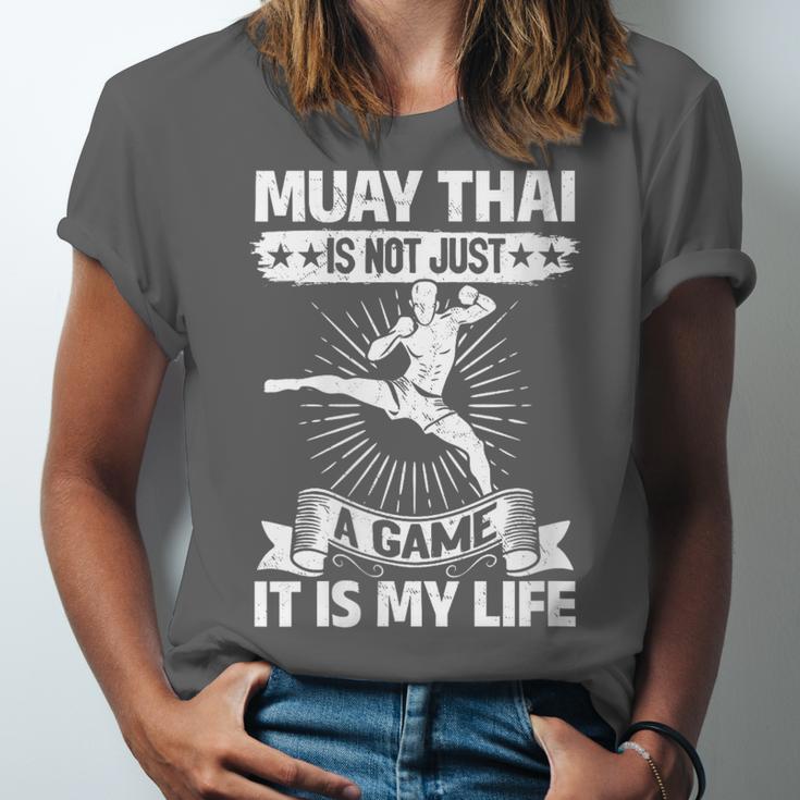 Women's Muay Thai Muay Thai Is Not Just a Game It Is My Life Unisex Jersey T-Shirt