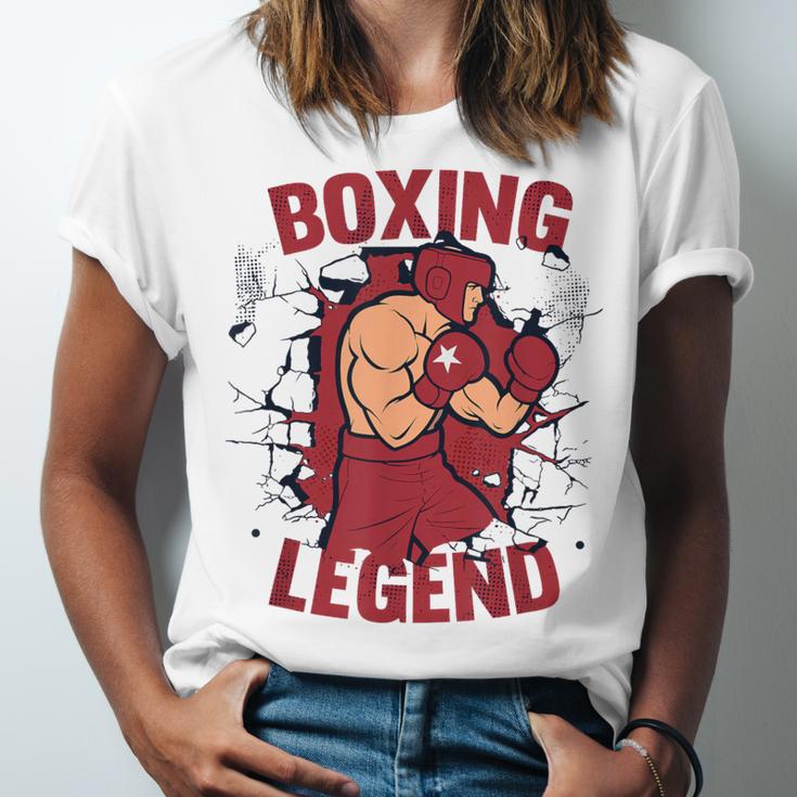 Boxing Legend Professional Boxer Muay Thai Boxing Unisex Jersey T-Shirt