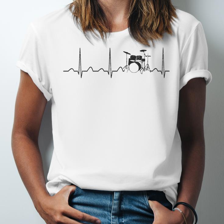 Drum Kit Set Drummer Comfort Colors Adult Heavyweight Unisex Jersey T-Shirt