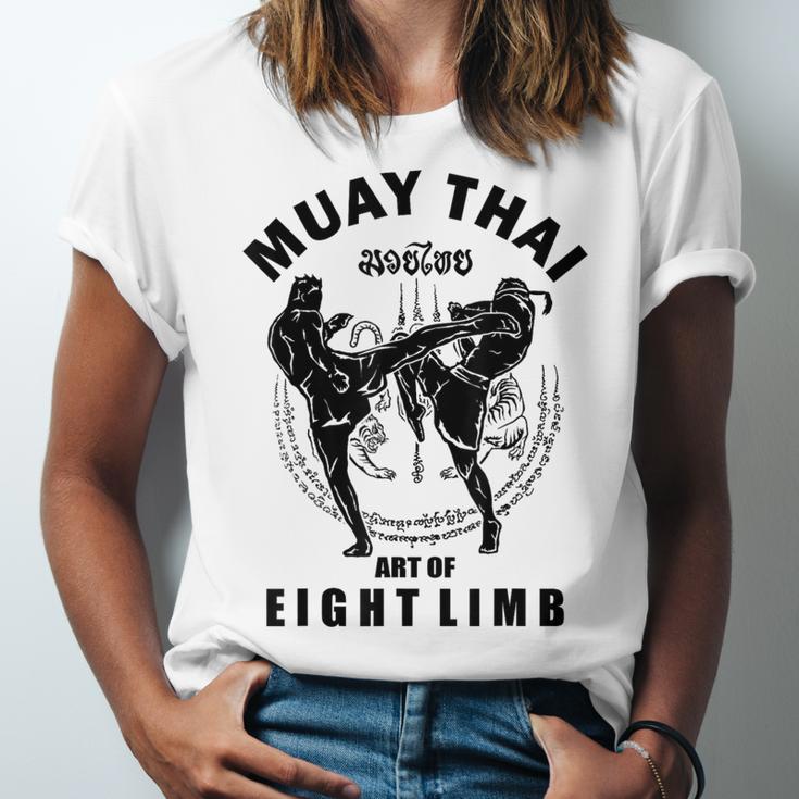 Muay Thai Art Of Eight Limb Unisex Jersey T-Shirt Muay Thai Art Of Eight Limb Unisex Jersey T-Shirt