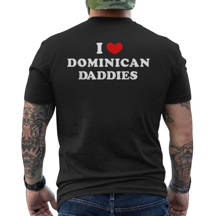Amo I Papà Dominicani Amo I Papà Dominicani T-shirt da uomo con stampa posteriore