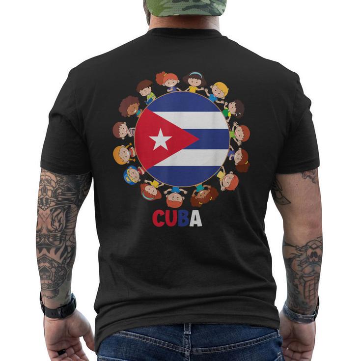 Bandera Cubana Mes De La Herencia Hispana Cuba Niños Niños Niñas Camiseta Hombre Estampado Espalda