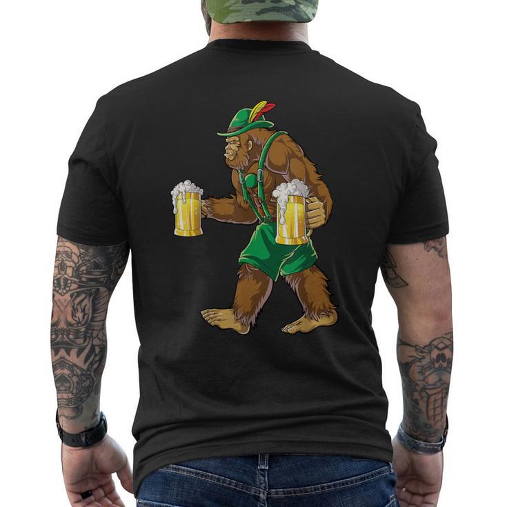 Bigfoot Lederhosen T Oktoberfest Taza De Cerveza Para Hombre Camiseta Hombre Estampado Espalda