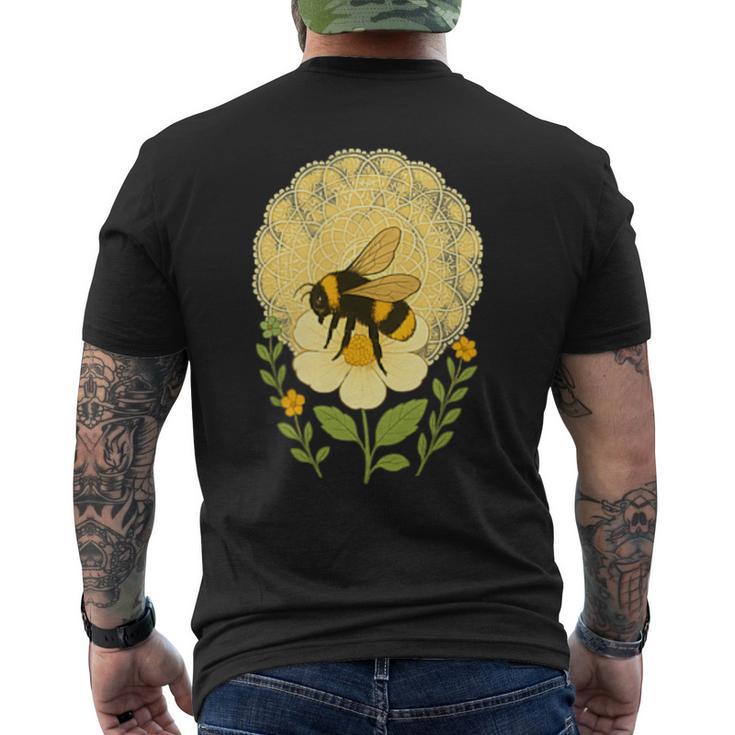Bourdon Nature Et Napperons T-shirt imprimé au dos