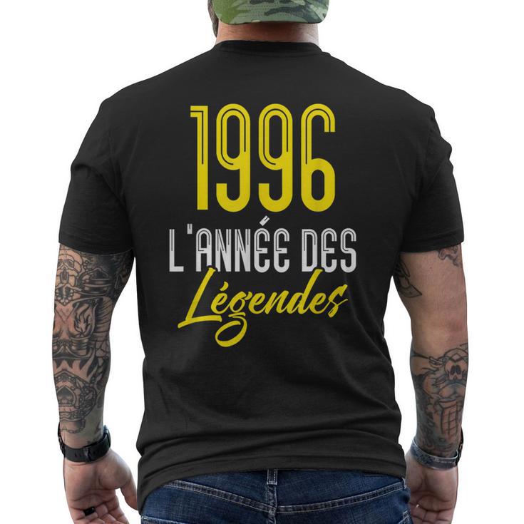 Cadeau Anniversaire Homme 1996 L'année Des Légendes T-shirt imprimé au dos