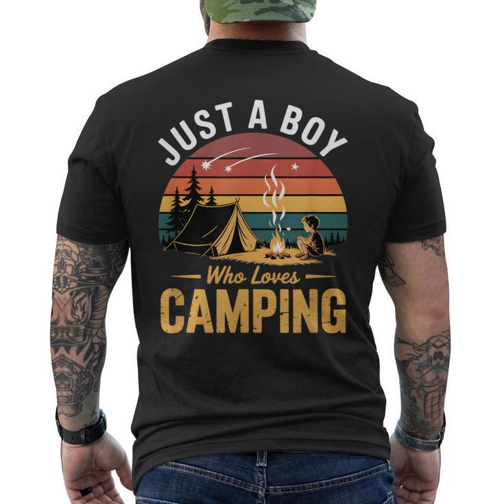 Camping Para Niños Camiseta Hombre Estampado Espalda