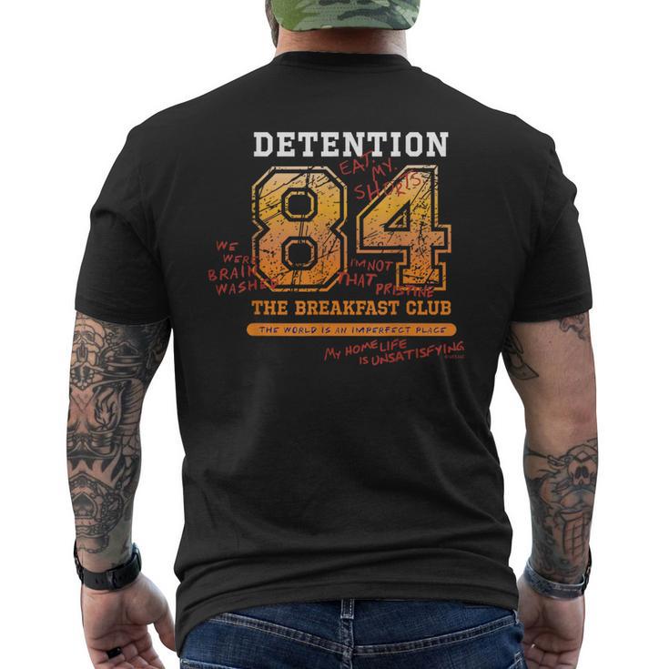 Detención 84 El Club Del Desayuno Come Mis Pantalones Cortos Camiseta Hombre Estampado Espalda