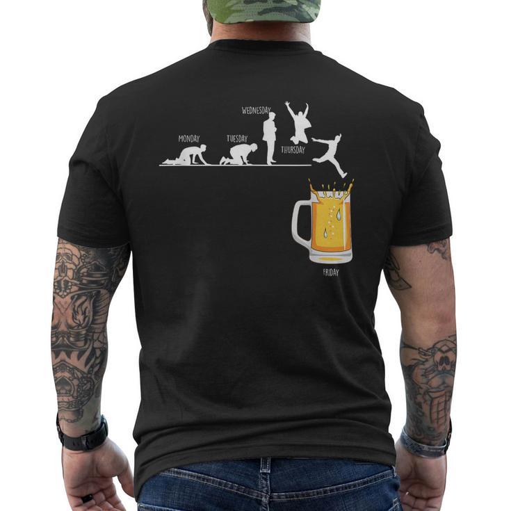 Días De Laemanaiernes Cerveza Alcohol Fiesta Pub Regalo Camiseta Hombre Estampado Espalda