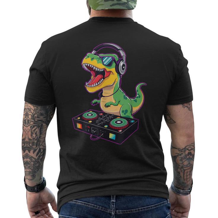 Dinosaure Cool Dj T-Rex T-shirt imprimé au dos