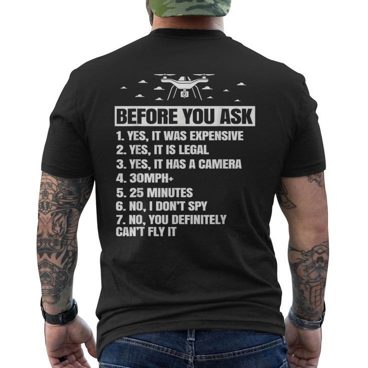 Drone Para Multicopter Boy Hombres Niños Fpv Pilot Camiseta Hombre Estampado Espalda