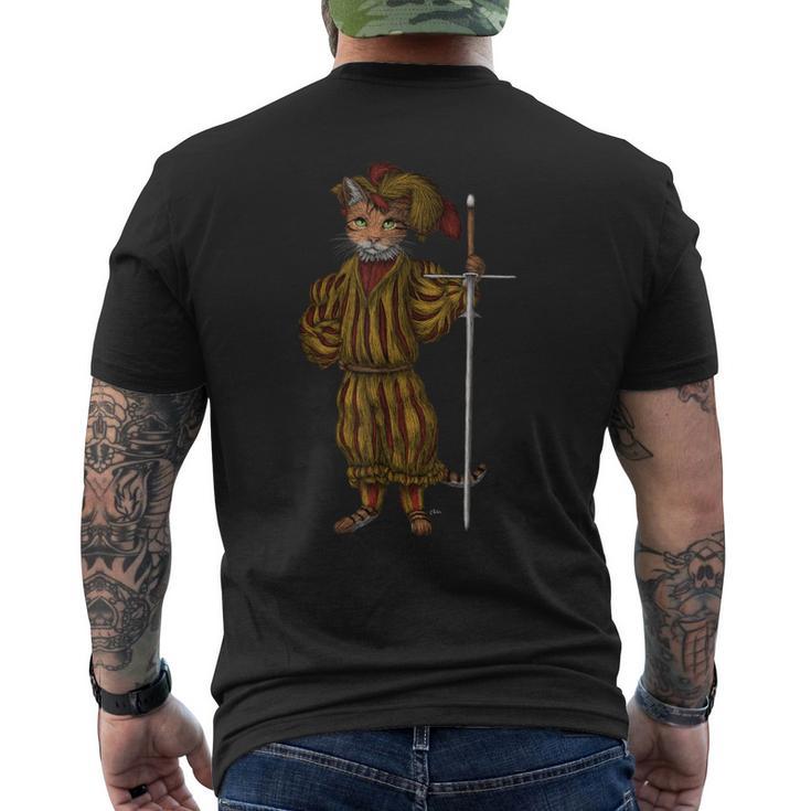 Espada De Gato Renacentista Alemana Landsknecht Hema Camiseta Hombre Estampado Espalda