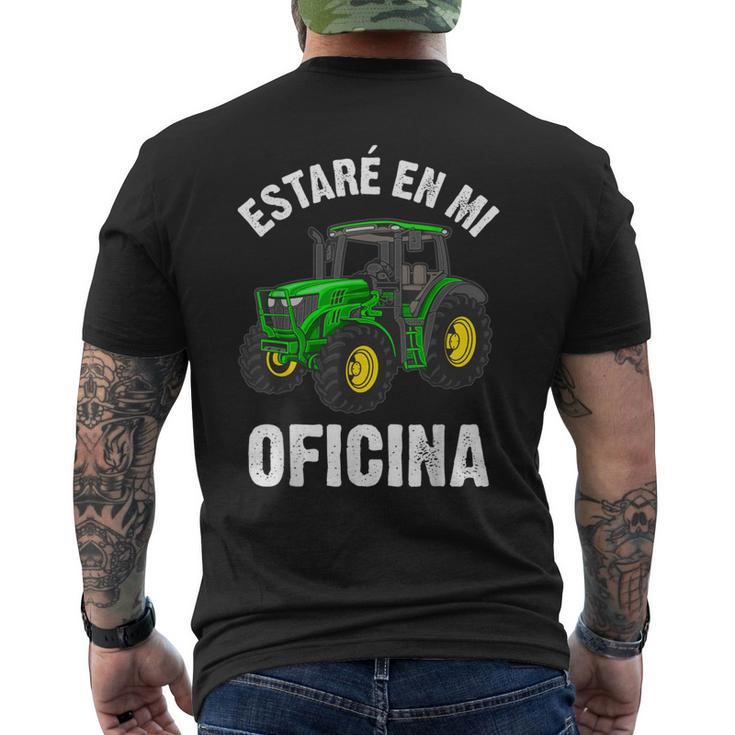Estaré En Mi Oficina Tractor Agricultor Granjero Tractores Camiseta Hombre Estampado Espalda