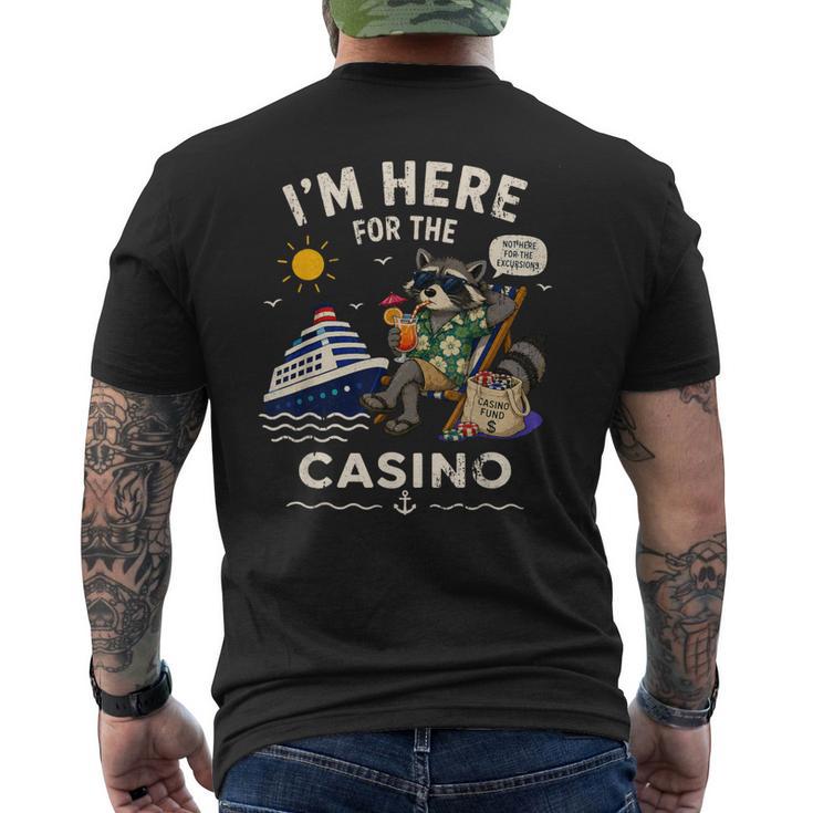 Family Cruise 2026 Cruising Friends Couples Casino Men's T-shirt Back Print