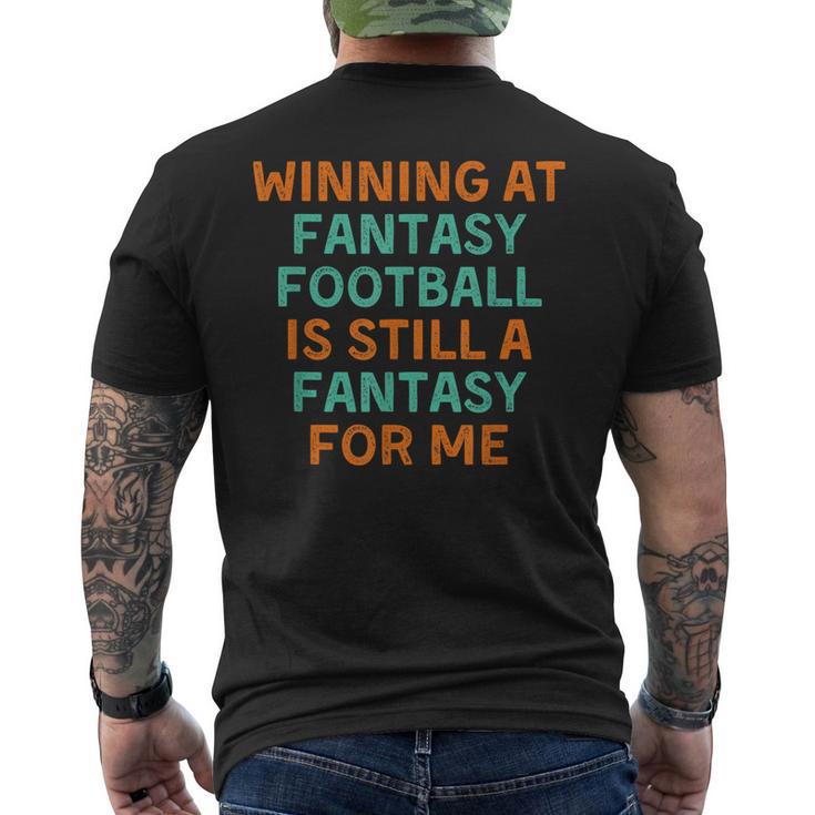 Fantasy Football Loser Camiseta Hombre Estampado Espalda