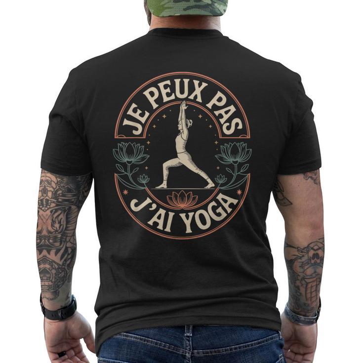 Je Peux Pas J'ai Yoga Lotus Fleur T-shirt imprimé au dos