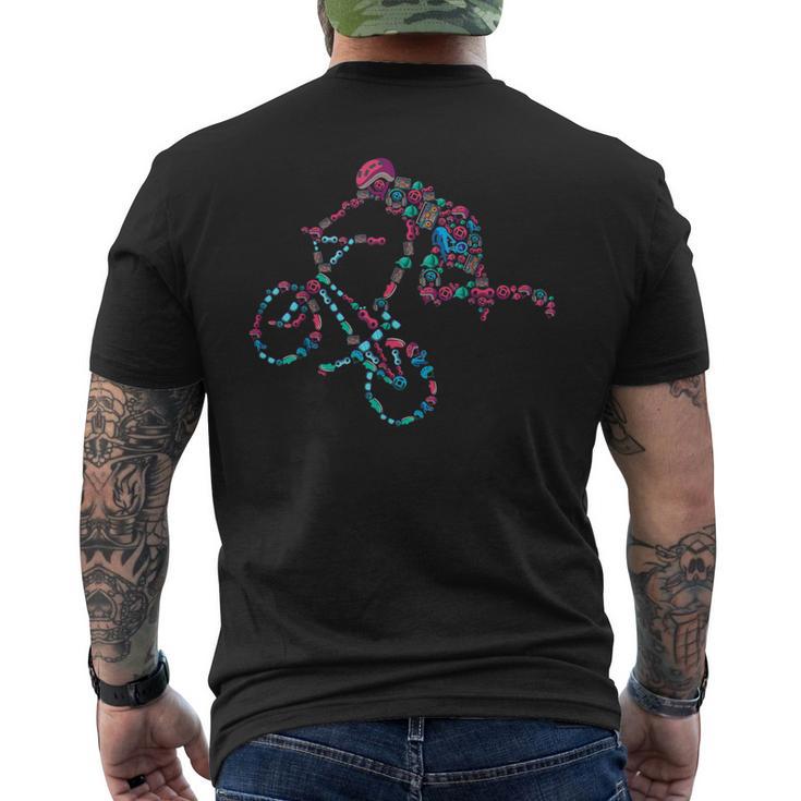 Jinete Freestyle De Bmxtunt Dirt Bike Camiseta Hombre Estampado Espalda