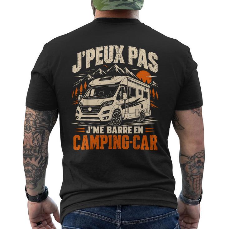 J'peux Pas J'me Barre En Camping-Car Homme Camping-Cariste T-shirt imprimé au dos