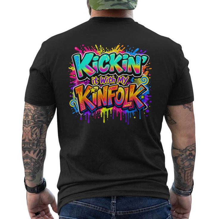 Kickin' It With My Kinfolk Family Reunion Men's T-shirt Back Print