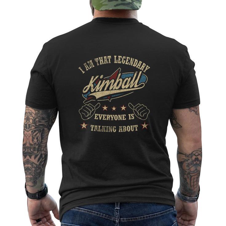 Kimball Shirt The Perfect Name Men's T-shirt Back Print