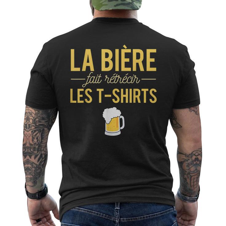 La Bière Fait Rétrécir Lesêtements Alcool Humour Pression T-shirt imprimé au dos