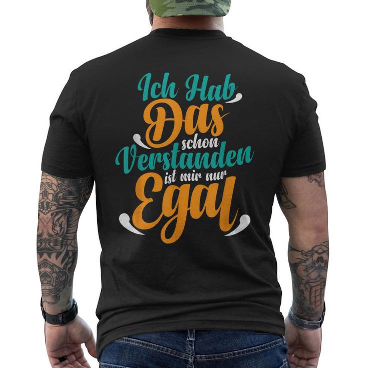 Lustigerpruch Ist Mir Egal Jugendlich Pubertät T-Shirt mit Rückendruck