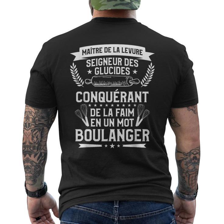 Maître De La Levureeigneur Des Glucides Boulanger T-shirt imprimé au dos