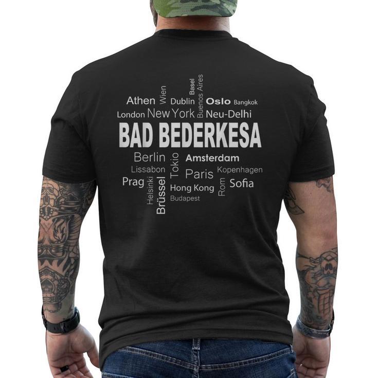 Mein Dorf Ist Mein Leben Bad Bederkesa New York Berlin Meine Hauptstadt T-Shirt mit Rückendruck