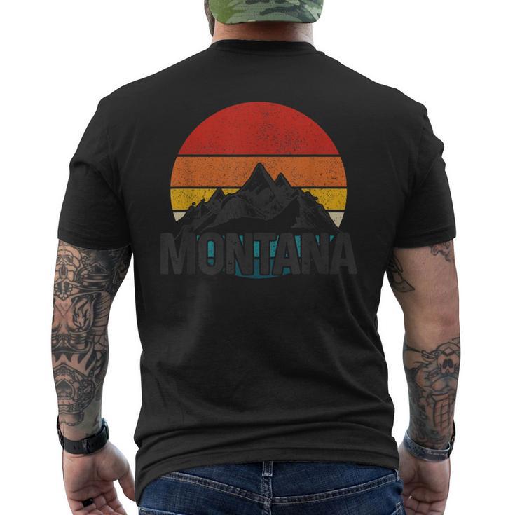 Montana Usa Amériqueintageouvenir T-shirt imprimé au dos