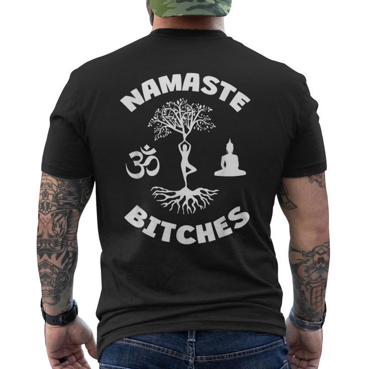 Namaste Bitches Yoga Bouddha Méditation T-shirt imprimé au dos
