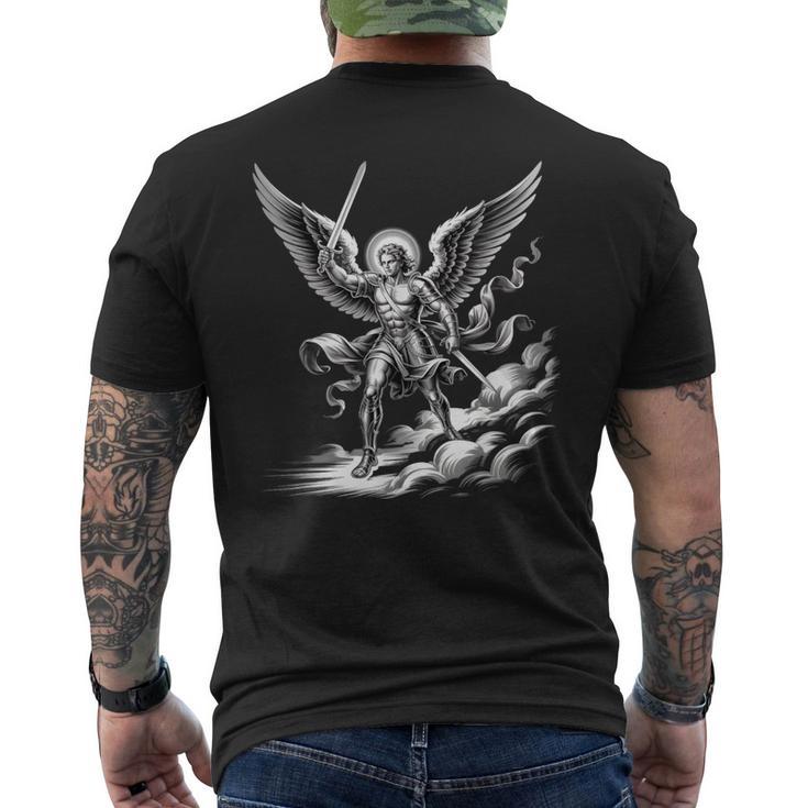 Œuvre D'art Du Guerrier De L'archangeaint Michel T-shirt imprimé au dos