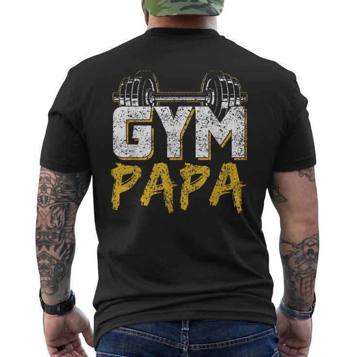 Palestra Papa Training Pesi Fitness Allenamento Papà Padre T-shirt da uomo con stampa posteriore