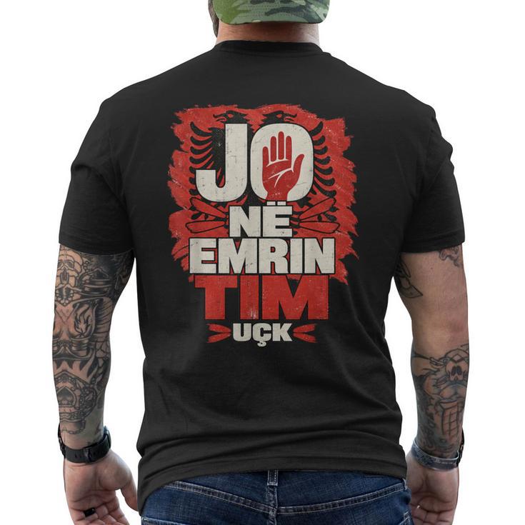 Pas En Mon Nom Drapeau Albanais Uckintage T-shirt imprimé au dos