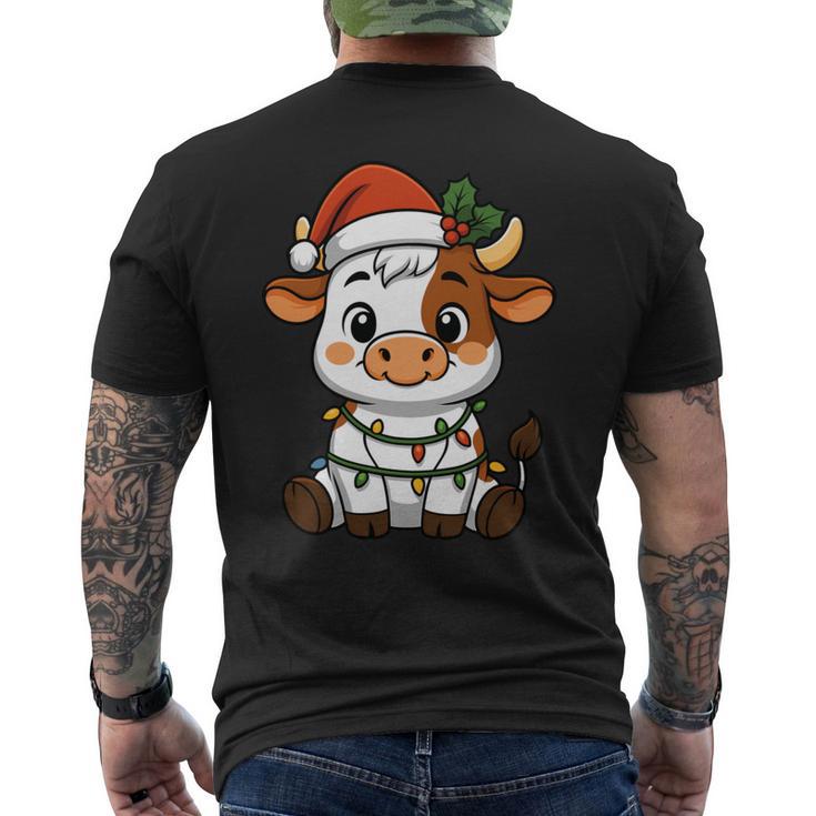 Pijama Deaca Con Luces De Árbol De Navidad Para Niñas Y Niños Manga Larga Camiseta Hombre Estampado Espalda