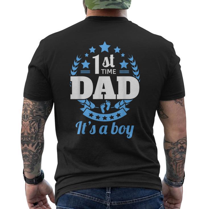 Primaolta Papà Gravidanza Promosso A Padre È Un Maschio T-shirt da uomo con stampa posteriore