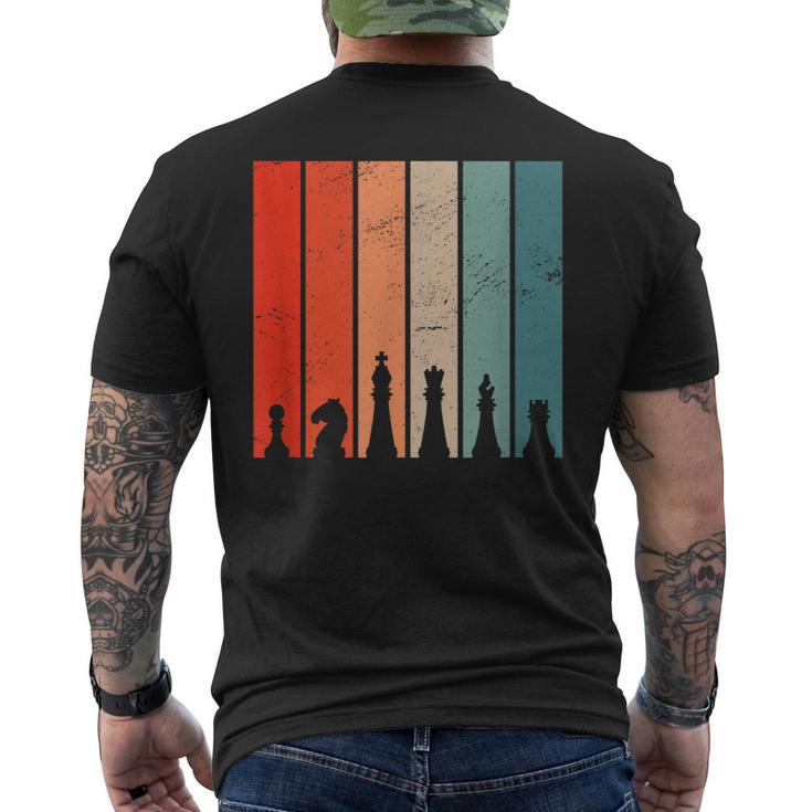 Rétro Échecs D'échecs D'échecs D'échecs D'échecs D'échecs T-shirt imprimé au dos