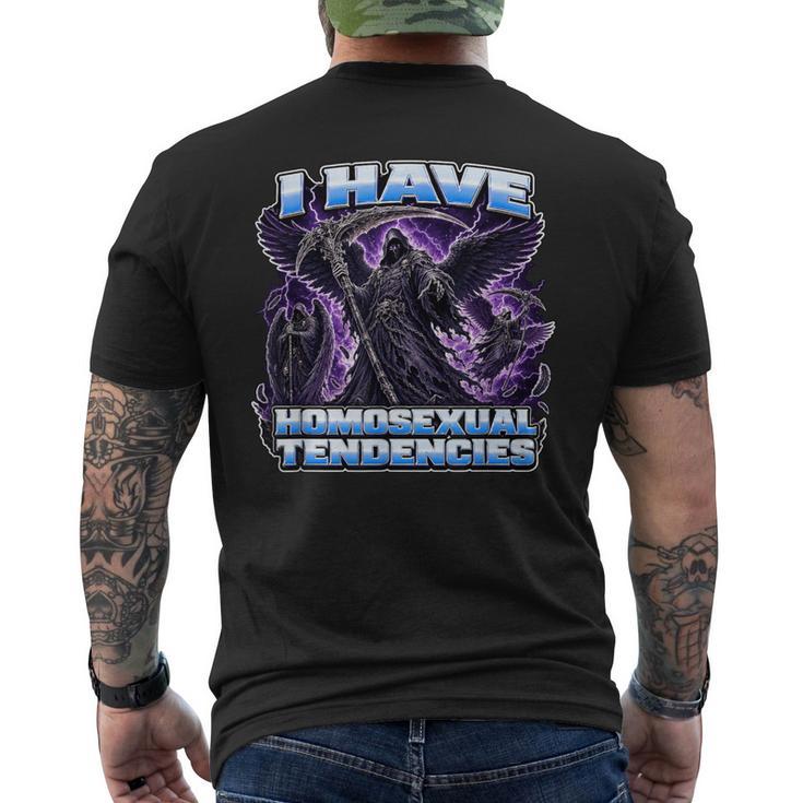 Ridículo Raro Divertido Inapropiado Memeergonzoso Camiseta Hombre Estampado Espalda